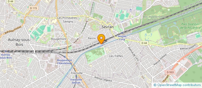 localisation de l'entreprise MONSIEUR MATHEO CHERON  SEVRAN