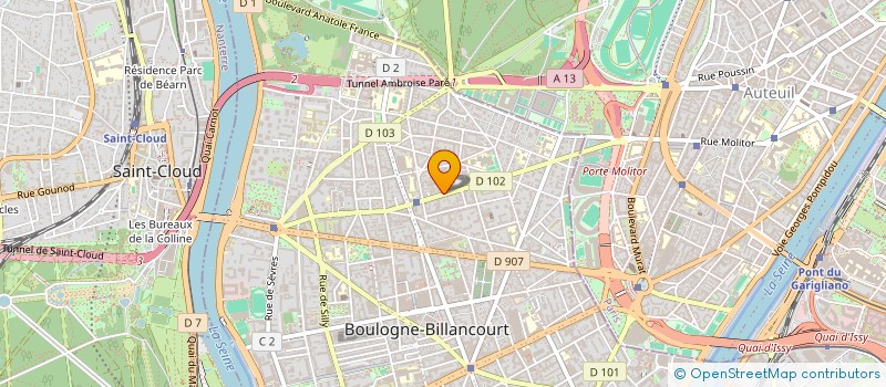 localisation de l'entreprise MONSIEUR MATHEO CHOTARD à BOULOGNE-BILLANCOURT
