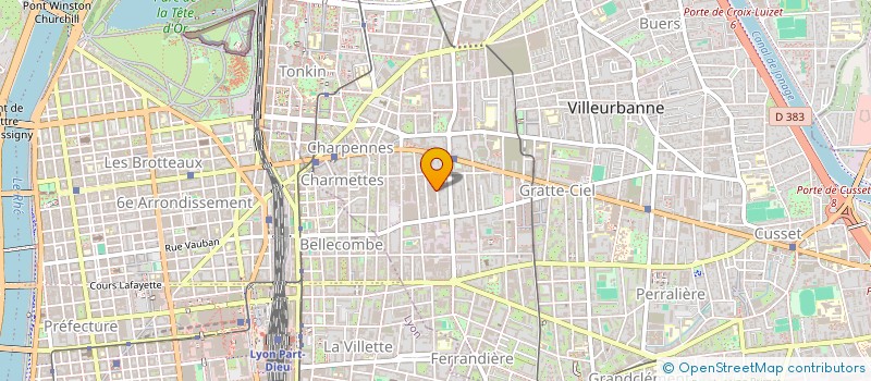 localisation de l'entreprise MONSIEUR MATHEO CLEMENT  VILLEURBANNE