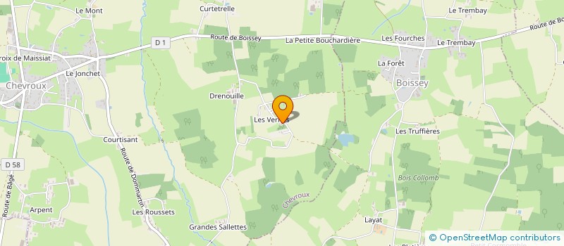 localisation de l'entreprise MONSIEUR MATHEO COELHO  CHEVROUX