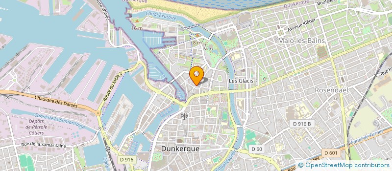 localisation de l'entreprise MONSIEUR MATHEO DA SILVA à DUNKERQUE