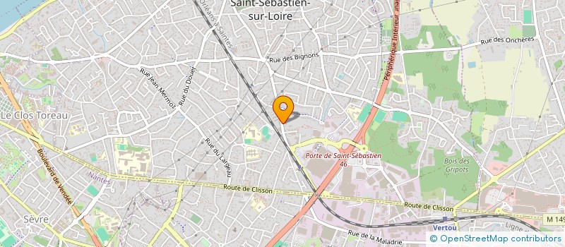 localisation de l'entreprise MONSIEUR MATHEO DELANNEE FOURGAUT  SAINT-SEBASTIEN-SUR-LOIRE