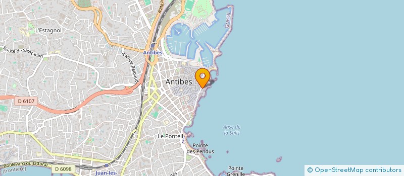 localisation de l'entreprise MONSIEUR MATHEO DENIS  ANTIBES