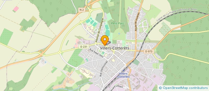 localisation de l'entreprise MONSIEUR MATHEO DESCHAMPS  VILLERS-COTTERETS