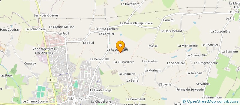 localisation de l'entreprise MONSIEUR MATHEO DUBOIS à MELESSE