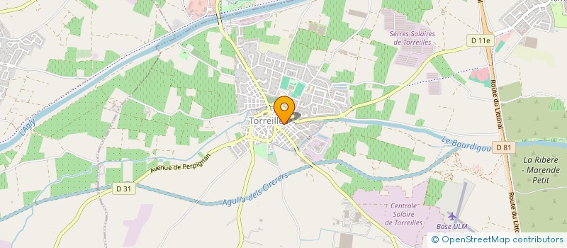 localisation de l'entreprise MONSIEUR MATHEO FERNANDES  TORREILLES