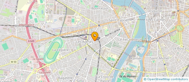 localisation de l'entreprise MONSIEUR MATHEO FERRETTI  TOULOUSE