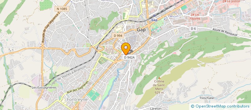 localisation de l'entreprise MONSIEUR MATHEO FONTUGNES  GAP