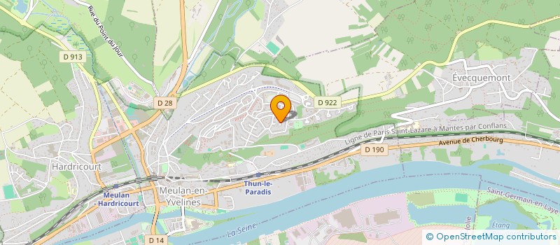 localisation de l'entreprise MONSIEUR MATHEO FRANCISCO  MEULAN-EN-YVELINES