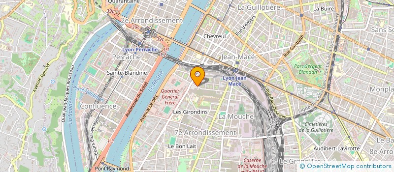 localisation de l'entreprise MONSIEUR MATHEO GABRIELI  LYON