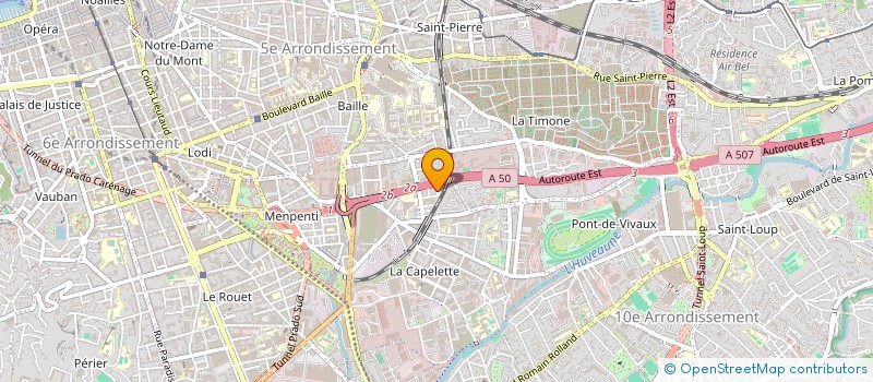localisation de l'entreprise MONSIEUR MATHEO GAIMARD  MARSEILLE