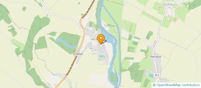 localisation de l'entreprise MONSIEUR MATHEO GAUTHIER  VEREUX