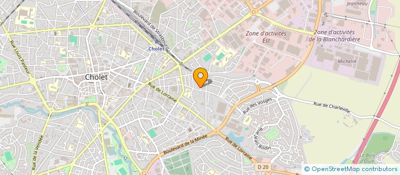 localisation de l'entreprise MONSIEUR MATHEO GAVINET  VALLET