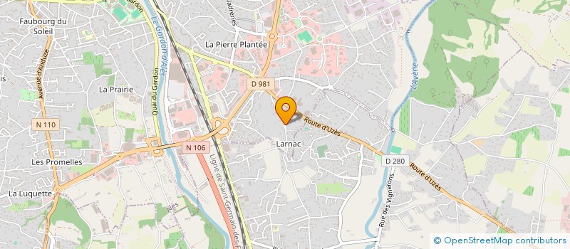 localisation de l'entreprise MONSIEUR MATHEO GIRARD  ALES