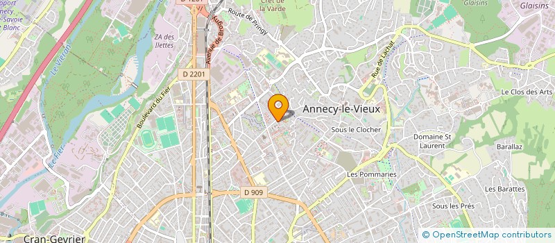 localisation de l'entreprise MONSIEUR MATHEO GOMEZ à ANNECY