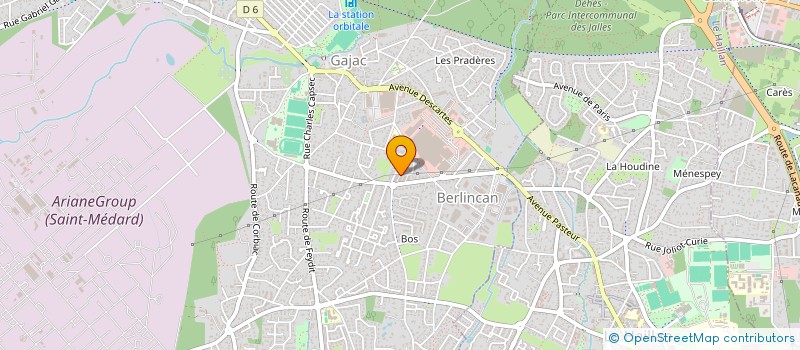 localisation de l'entreprise MONSIEUR MATHEO GOURDON  SAINT-MEDARD-EN-JALLES