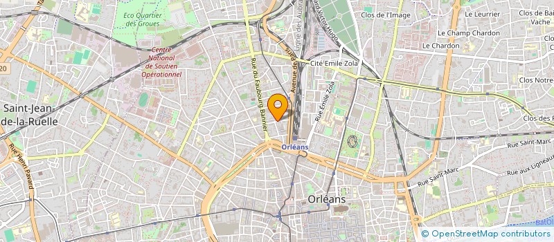 localisation de l'entreprise MONSIEUR MATHEO GRONDIN  ORLEANS