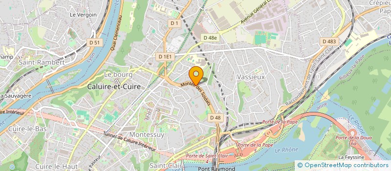 localisation de l'entreprise MONSIEUR MATHEO HABOUZIT  CALUIRE-ET-CUIRE