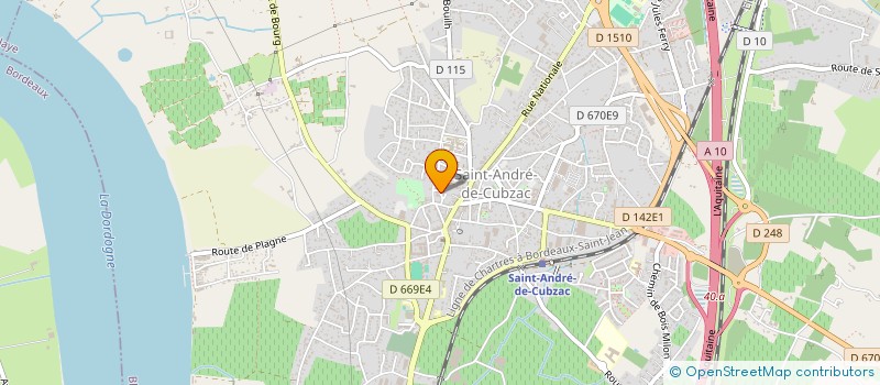 localisation de l'entreprise MONSIEUR MATHEO HENRIO  SAINT-ANDRE-DE-CUBZAC