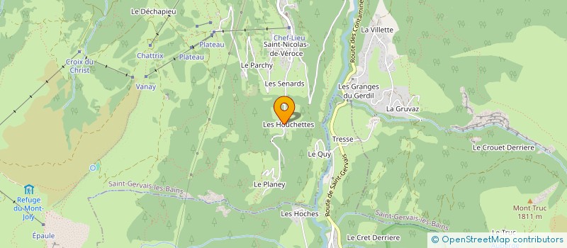 localisation de l'entreprise MONSIEUR MATHEO JACQUEMOUD  SAINT-GERVAIS-LES-BAINS