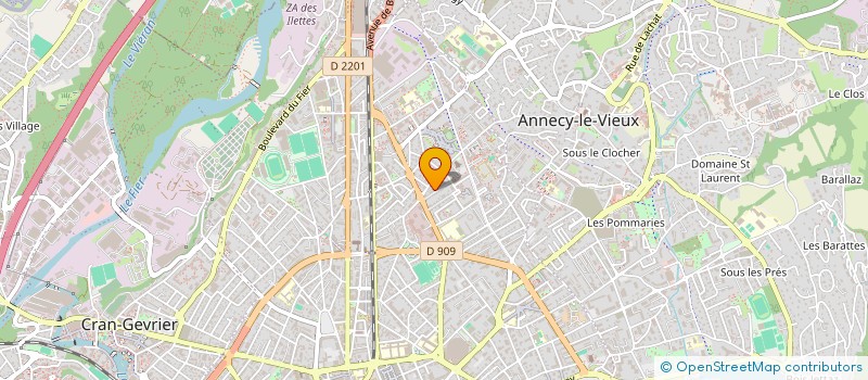 localisation de l'entreprise MONSIEUR MATHEO JAILLET à ANNECY