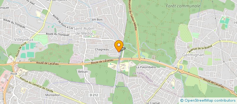 localisation de l'entreprise MONSIEUR MATHEO LACARRIERE  SAINT-AUBIN-DE-MEDOC