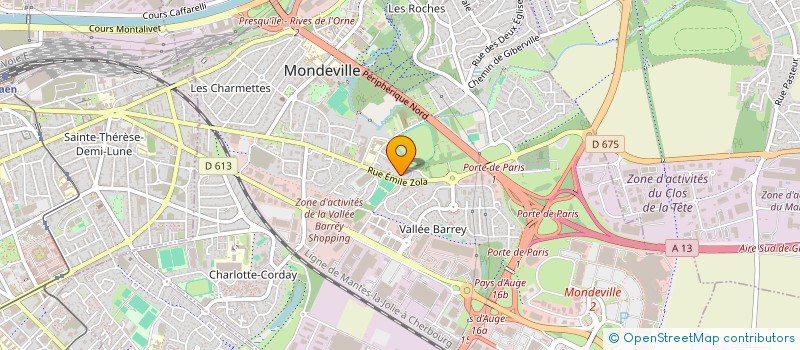 localisation de l'entreprise MONSIEUR MATHEO LAMARCHE à MONDEVILLE
