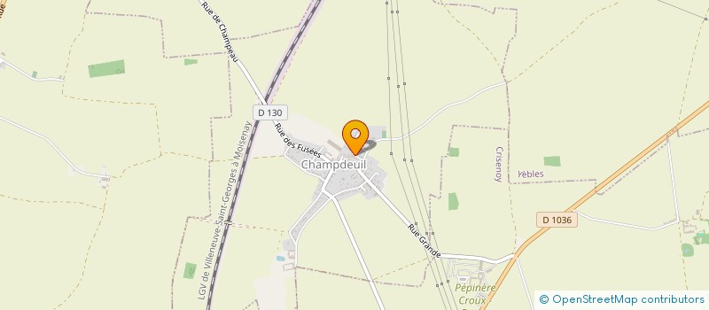 localisation de l'entreprise MONSIEUR MATHEO LANGLOIS  CHAMPDEUIL