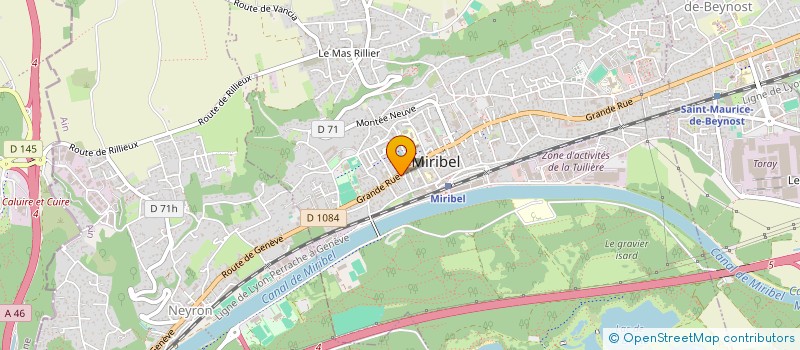 localisation de l'entreprise MONSIEUR MATHEO LEFEBVRE à MIRIBEL