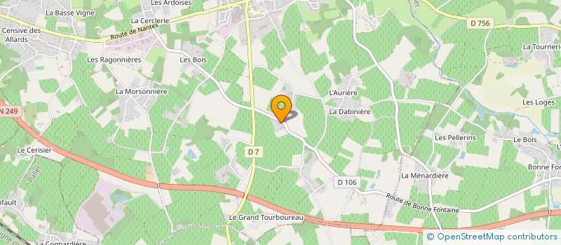 localisation de l'entreprise MONSIEUR MATHEO LEMASSON  LA CHAPELLE-HEULIN