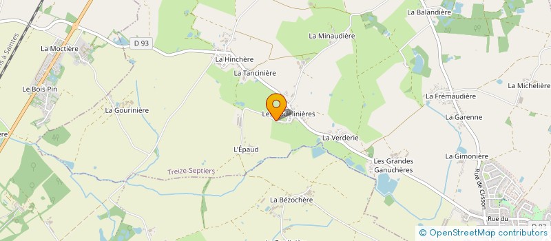 localisation de l'entreprise MONSIEUR MATHEO LEROY  TREIZE-SEPTIERS