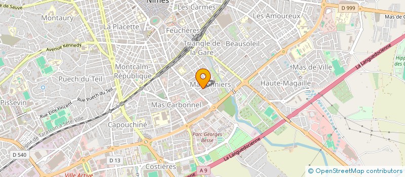 localisation de l'entreprise MONSIEUR MATHEO MACHOT  NIMES