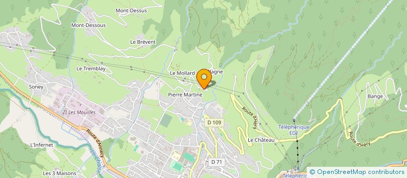 localisation de l'entreprise MONSIEUR MATHEO MARINI à UGINE