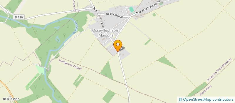 localisation de l'entreprise MONSIEUR MATHEO MARTINS  OSSEY-LES-TROIS-MAISONS