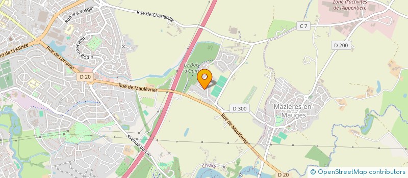 localisation de l'entreprise MONSIEUR MATHEO MAUGER à CHOLET