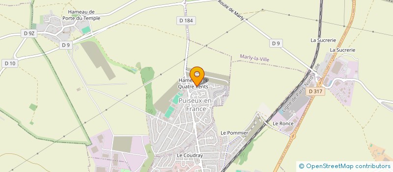 localisation de l'entreprise MONSIEUR MATHEO MERANDET  PUISEUX-EN-FRANCE