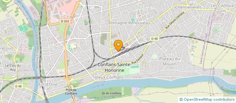 localisation de l'entreprise MONSIEUR MATHEO MILLON-DEVIGNE  CONFLANS-SAINTE-HONORINE