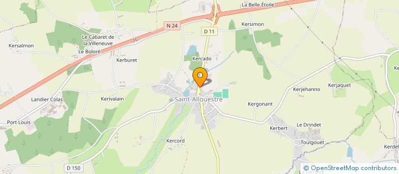 localisation de l'entreprise MONSIEUR MATHEO MONCHY  SAINT-ALLOUESTRE