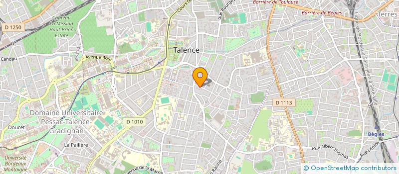 localisation de l'entreprise MONSIEUR MATHEO MOTARD  TALENCE