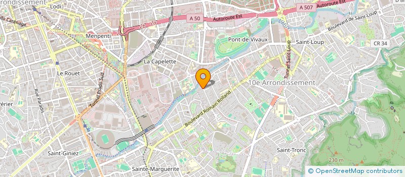 localisation de l'entreprise MONSIEUR MATHEO MOTTET  MARSEILLE