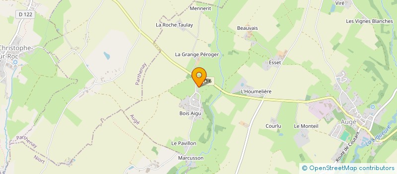 localisation de l'entreprise MONSIEUR MATHEO MOUZIN  AUGE