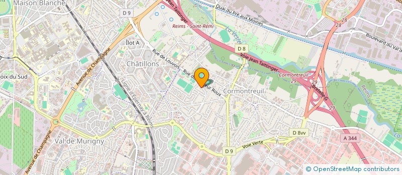 localisation de l'entreprise MONSIEUR MATHEO OLSEN  CORMONTREUIL