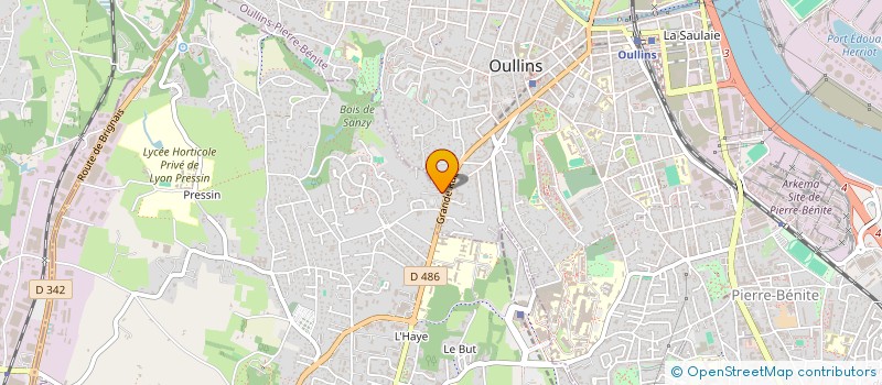 localisation de l'entreprise MONSIEUR MATHEO PATON  SAINT-GENIS-LAVAL