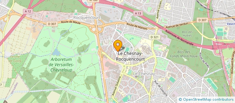 localisation de l'entreprise MONSIEUR MATHEO PELTIER  LE CHESNAY-ROCQUENCOURT