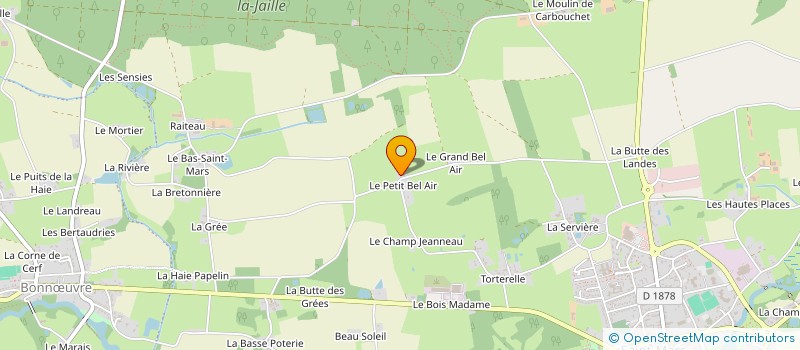 localisation de l'entreprise MONSIEUR MATHEO PIERRE GAUDIN  VALLONS-DE-L'ERDRE