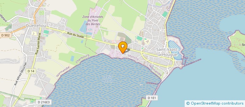 localisation de l'entreprise MONSIEUR MATHEO PIGNOT  SAINT-VAAST-LA-HOUGUE