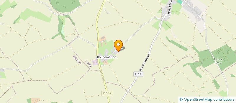 localisation de l'entreprise MONSIEUR MATHEO PLOMMET  LUCHY