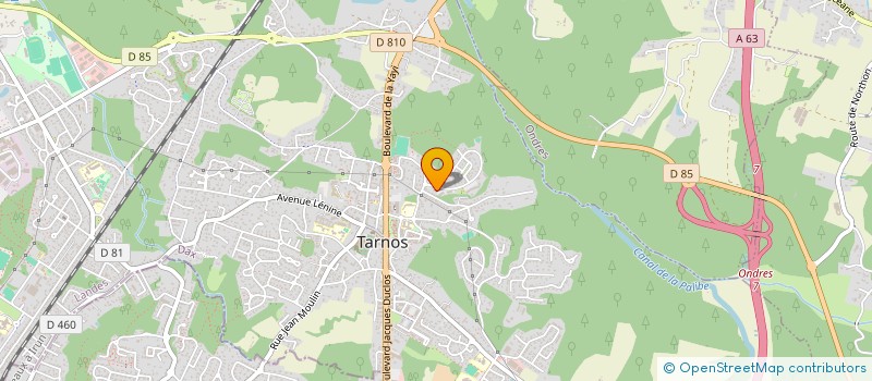 localisation de l'entreprise MONSIEUR MATHEO POIVRET  TARNOS