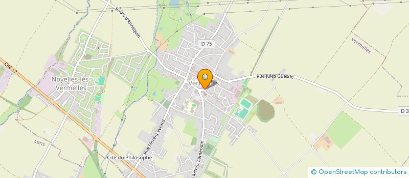 localisation de l'entreprise MONSIEUR MATHEO RAPASSE  VERMELLES