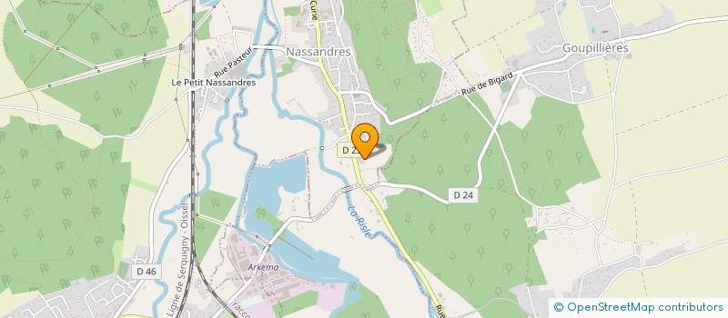 localisation de l'entreprise MONSIEUR MATHEO RAUX  NASSANDRES SUR RISLE